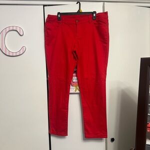 The Limited Red Slim Denim Jeans